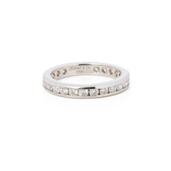 Tiffany & Co. Brilliant Cut Diamond Platinum Full Eternity Ring