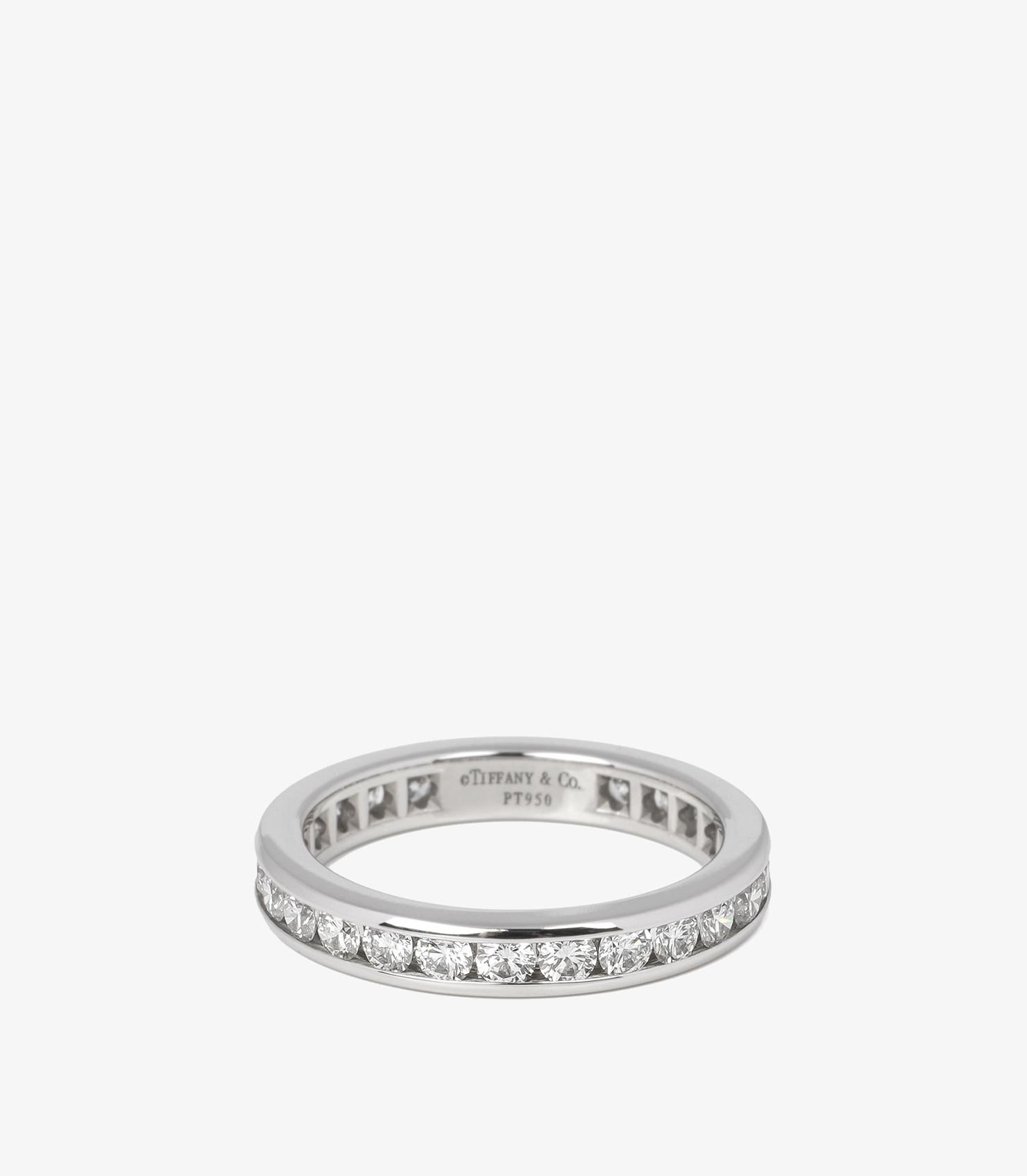 Tiffany & Co. Brilliant Cut Diamond Platinum Full Eternity Ring

Product Details
Xupes Ref: J1185
Brand: Tiffany & Co.
Model: Full Eternity Ring
Type: Ring
RRP: £6,500
Accompanied By: Tiffany & Co. Box
Material(s): Platinum
Gemstone: Diamond
UK Ring
