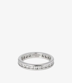 Tiffany & Co. Brilliant Cut Diamond Platinum Full Eternity Ring