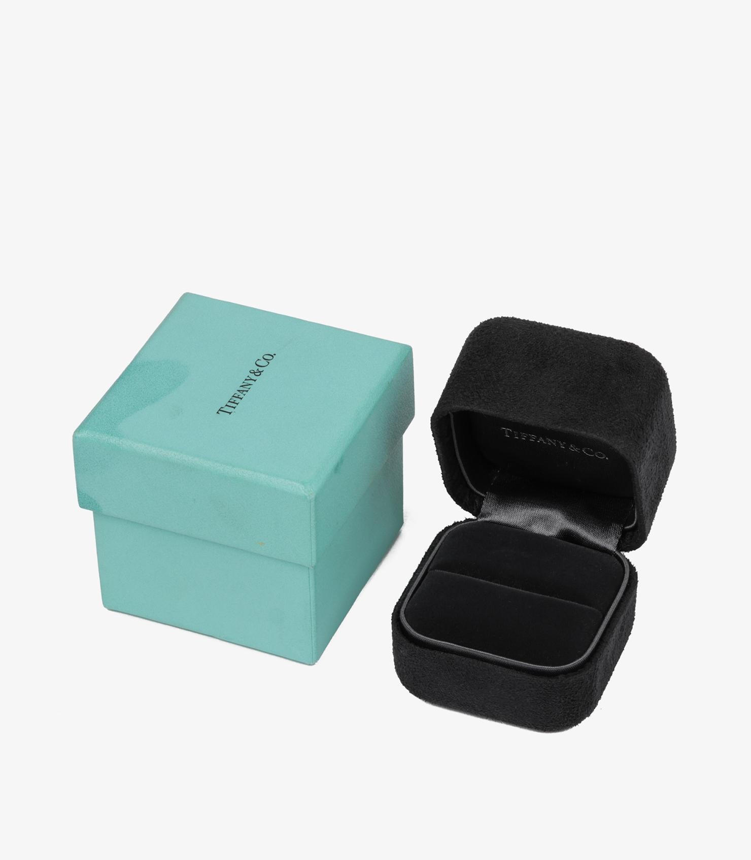 Tiffany & Co. Brillantschliff Diamant Platin Ring für die Ewigkeit Damen