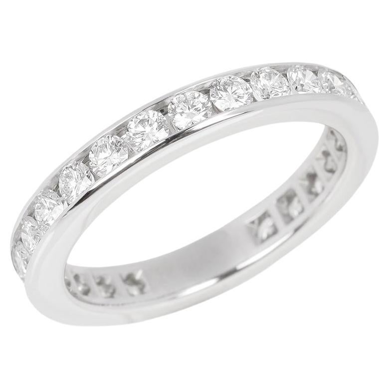 Tiffany & Co. Brilliant Cut Diamond Platinum Full Eternity Ring