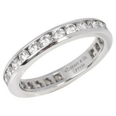 Tiffany & Co. Brilliant Cut Diamond Platinum Full Eternity Ring