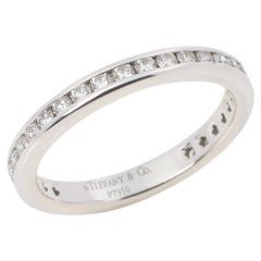 Used Tiffany & Co. Brilliant Cut Diamond Platinum Full Eternity Ring