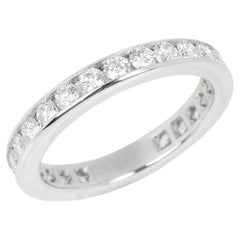 Tiffany & Co. Brilliant Cut Diamond Platinum Full Eternity Ring