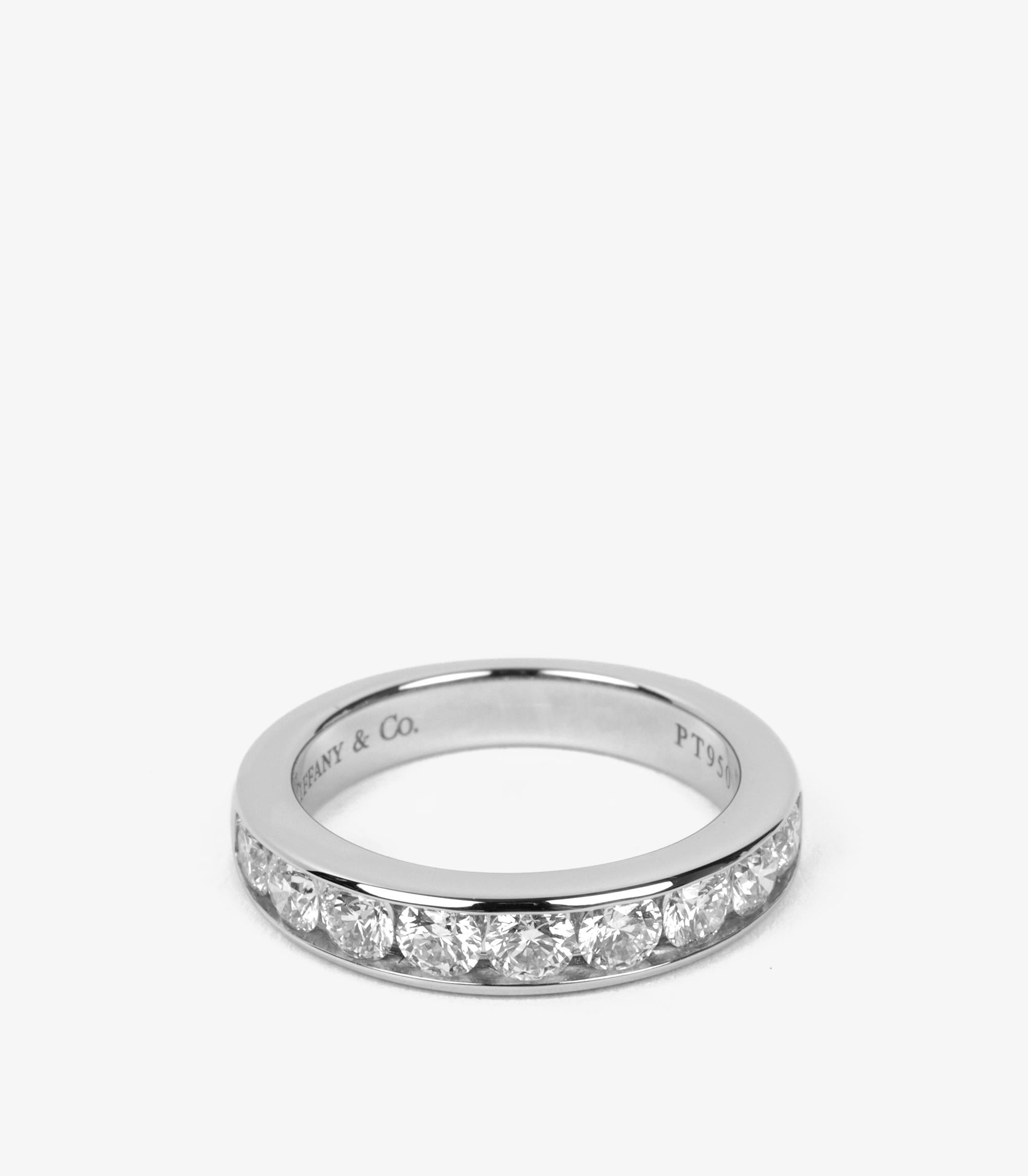 Tiffany & Co. Brilliant Cut Diamond Platinum Half Eternity Ring

Product Details
Xupes Ref: J1458
Brand: Tiffany & Co.
Model: Half Eternity Ring
Type: Ring
RRP: £6,800
Material(s): Platinum
Gemstone: Diamond
UK Ring Size: H
EU Ring Size: 46
US Ring
