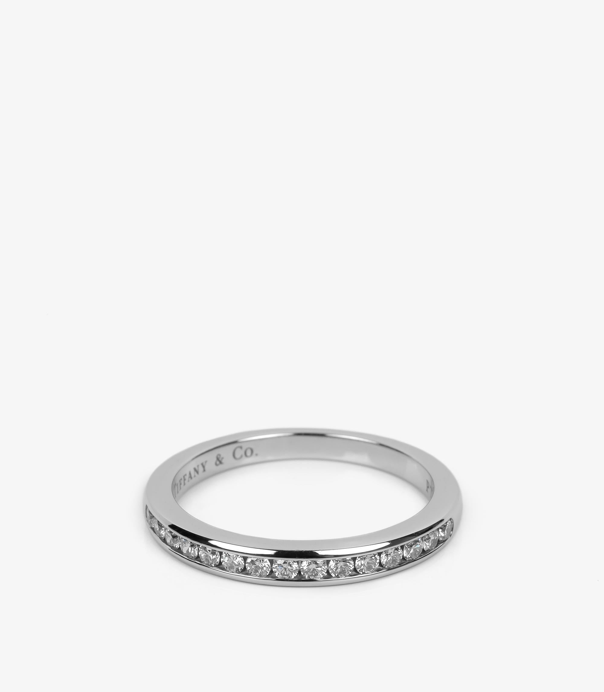Tiffany & Co. Brilliant cut Diamond Platinum Half Eternity Ring

Product Details
Xupes Ref: COMJ868
Brand: Tiffany & Co.
Model: Half Eternity Ring
Type: Ring
RRP: £2,600
Accompanied By: Tiffany & Co. Box
Material(s): Platinum
Gemstone: Diamond
UK