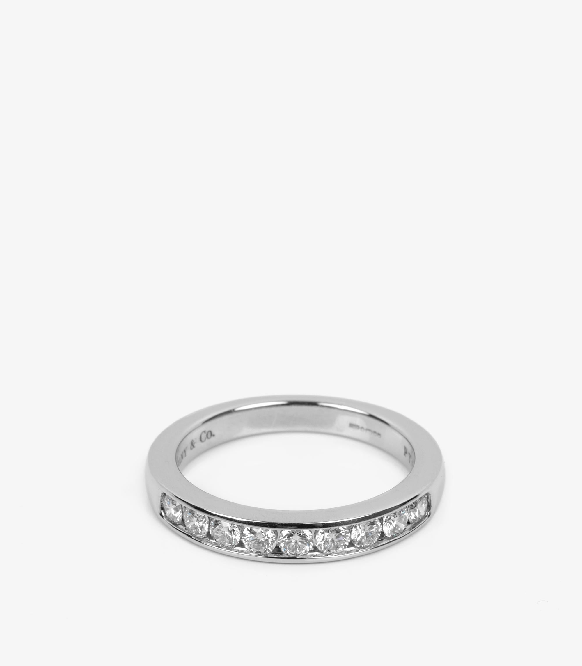 Tiffany & Co. Brilliant cut Diamond Platinum Half Eternity Ring

Product Details
Xupes Ref: COMJ869
Brand: Tiffany & Co.
Model: Half Eternity Ring
Type: Ring
RRP: £4,100
Accompanied By: Tiffany & Co. Box
Material(s): Platinum
Gemstone: Diamond
UK