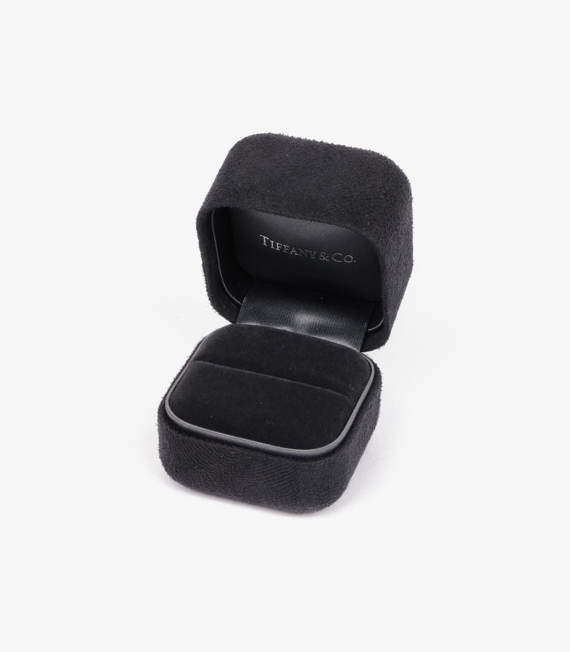 Tiffany & Co. Brilliant Cut Diamond Platinum Soleste Ring For Sale 3