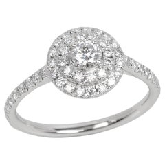 Tiffany & Co. Platinring Soleste mit Diamanten im Brillantschliff