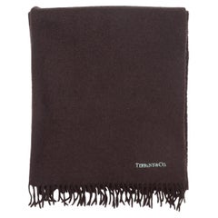 Tiffany & Co. Brown Cashmere Scarf