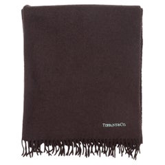 Tiffany & Co. Brauner Kaschmirschal