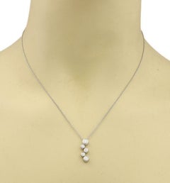 Tiffany & Co. "Bubble" 5-Round Diamond Necklace in Platinum, Vintage
