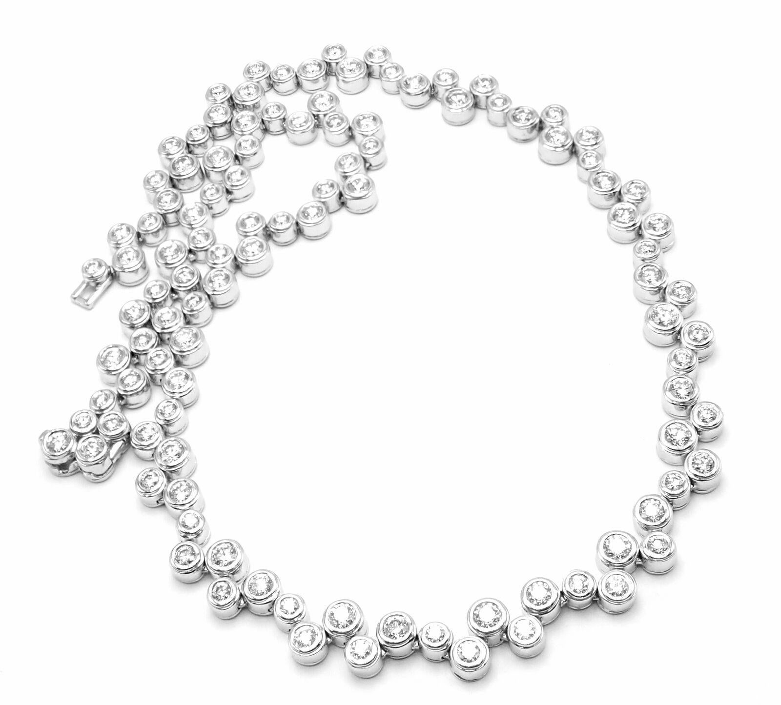 Tiffany & Co Bubbles 10ct Diamant Platin Choker-Halskette im Angebot 4