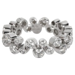 Tiffany & Co. Memoryring aus Platin mit Diamanten in Blasenform, 0,96 Karat