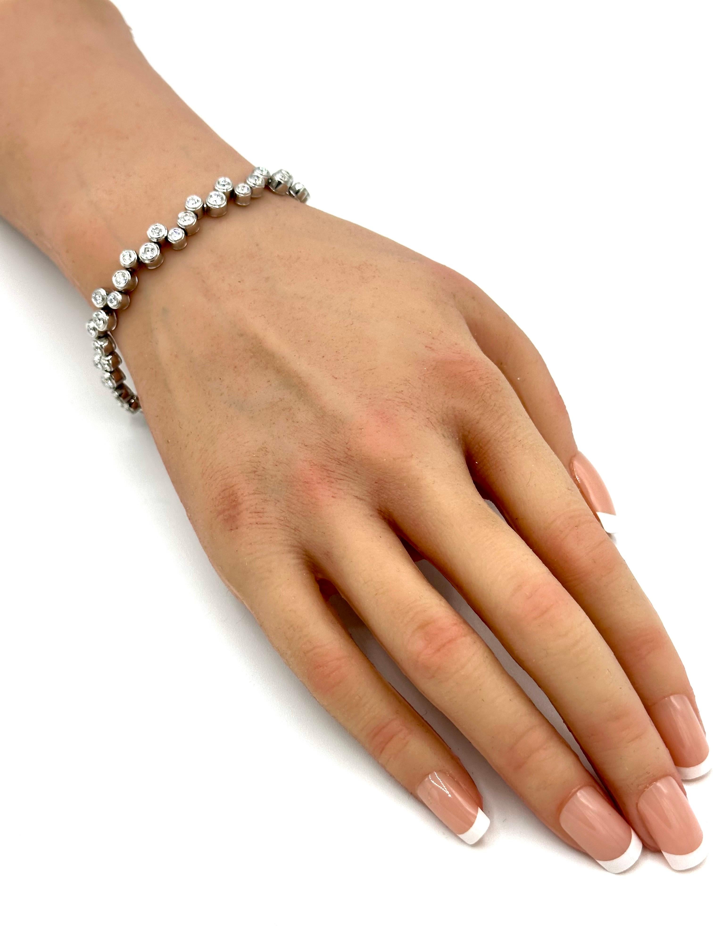 Tiffany & Co. Bubbles Diamond & Platinum Bracelet 2