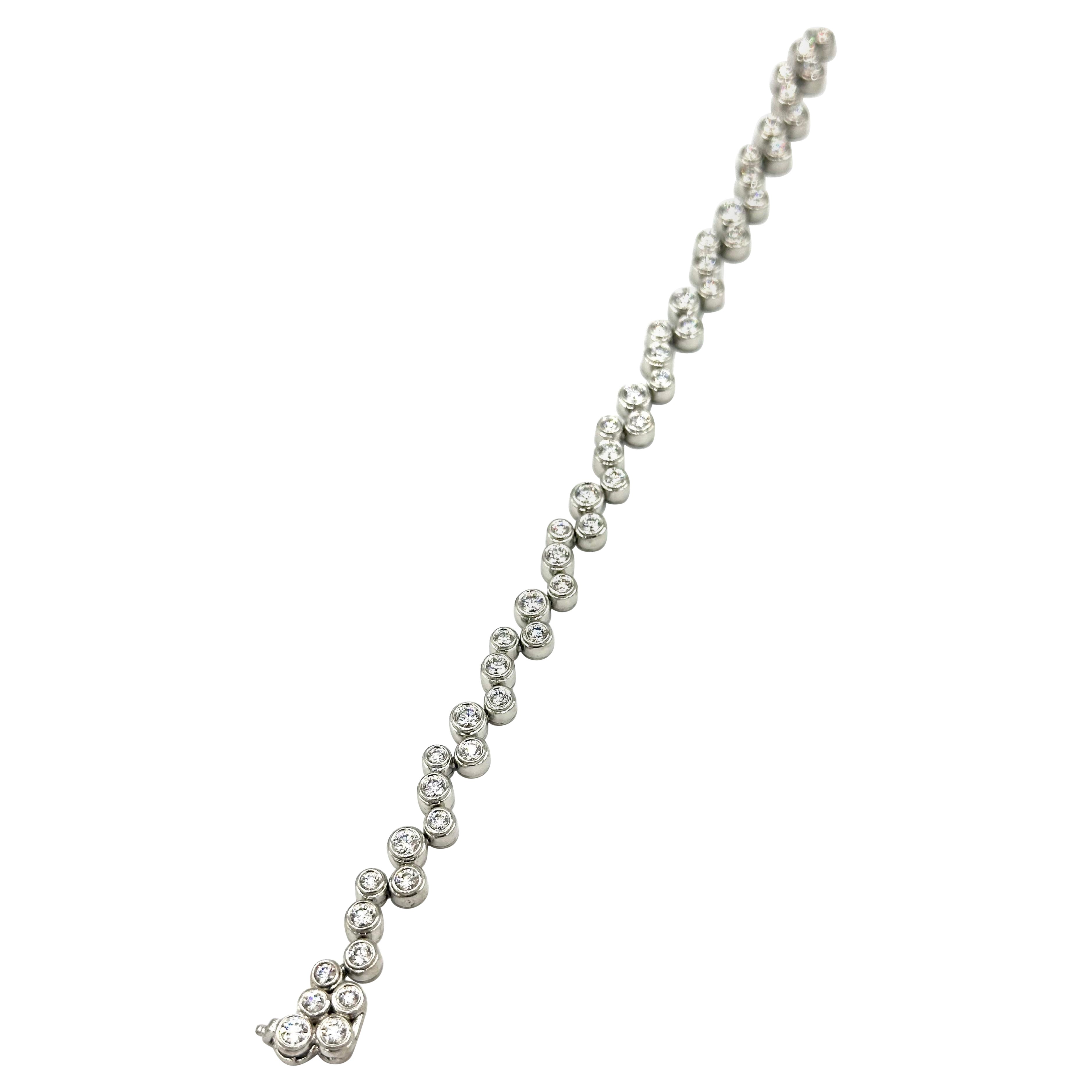 Tiffany & Co. Bubbles Diamond & Platinum Bracelet