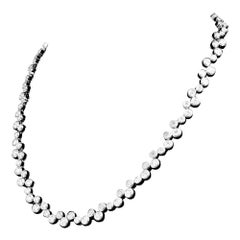Tiffany & Co. Bubbles Platinum Diamond Necklace