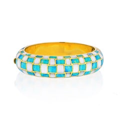 Tiffany & Co. by Angela Cummings Mother of Pearl Opal Checkboard Bracelet