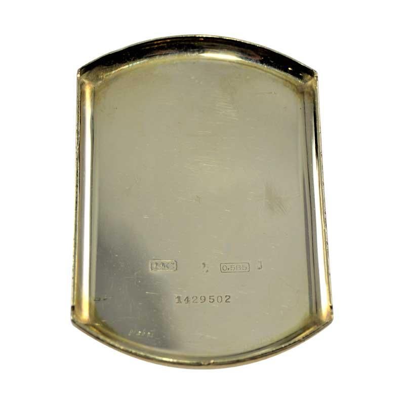 Tiffany & Co. by Doxa Übergroße 14Kt. Massive Gold Armbanduhr in Übergröße um 1930 im Angebot 9