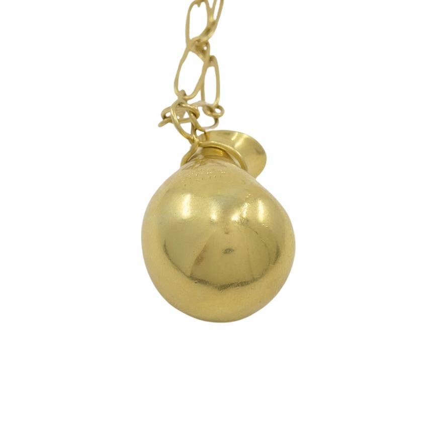 Tiffany & Co. by Elsa Peretti Jug Necklace 18k Gold In Excellent Condition For Sale In Beverly Hills, CA