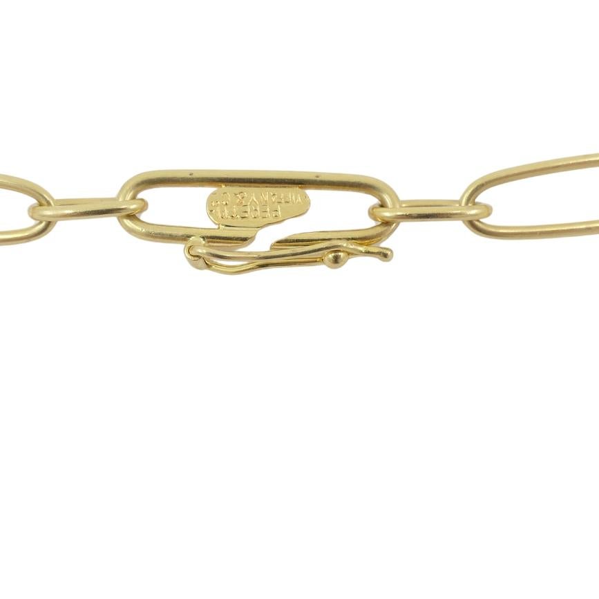 Tiffany & Co. by Elsa Peretti Jug Necklace 18k Gold For Sale 2