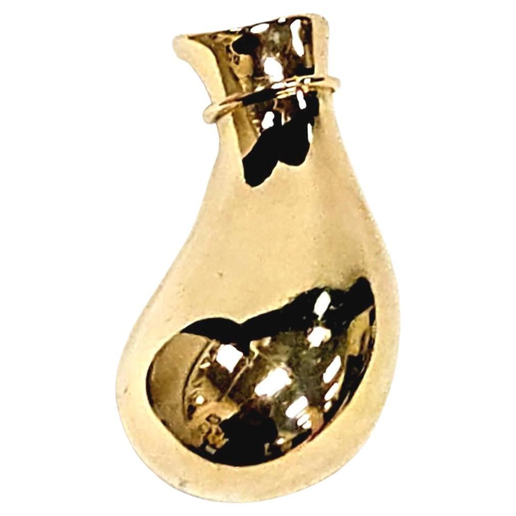 Tiffany & Co. by Elsa Peretti "Jug" Pendant - Rare, Large, Circa 1970 - 18k en vente