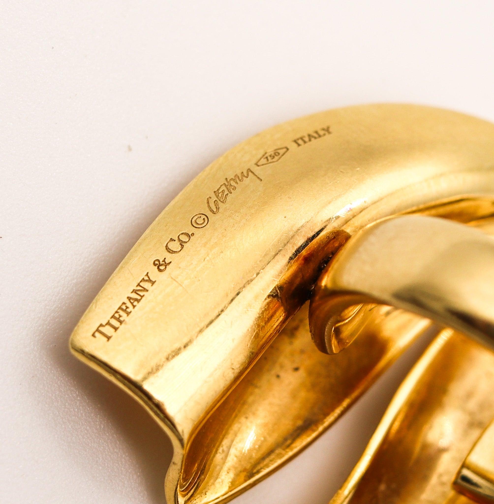 Women's TIFFANY & CO. By Frank Gehry Sculptural Cocktail Ring In Solid 18Kt Yellow Gold