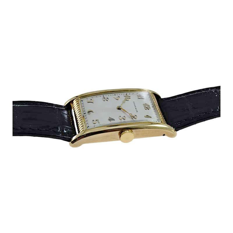 Art Deco Tiffany & Co. by International Watch Co. Yellow Gold Watch