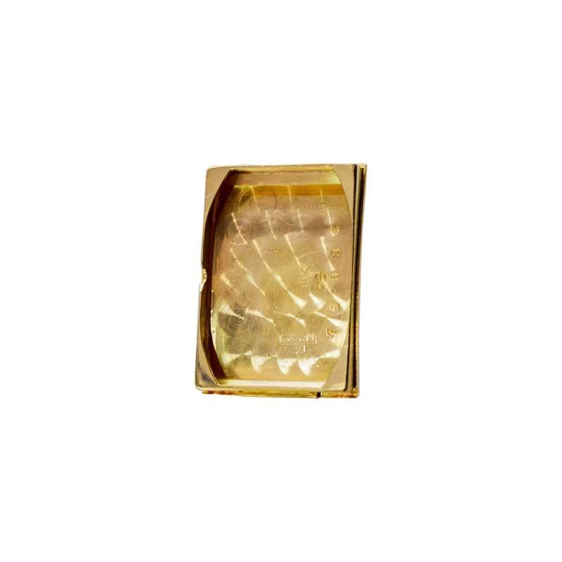 Tiffany & Co. par Meylan Montre Tank Art déco en or jaune 18 carats, c. 1930 en vente 14