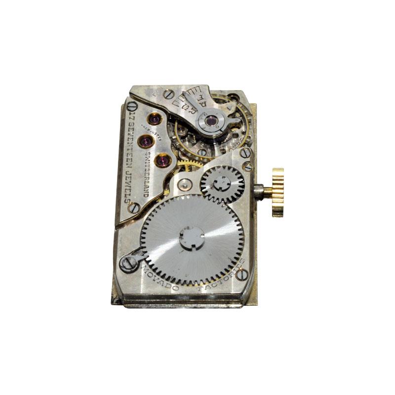 Tiffany & Co. by Movado 14Kt. Gold Art Deco Curvex Style Wristwatch from 1930s 4