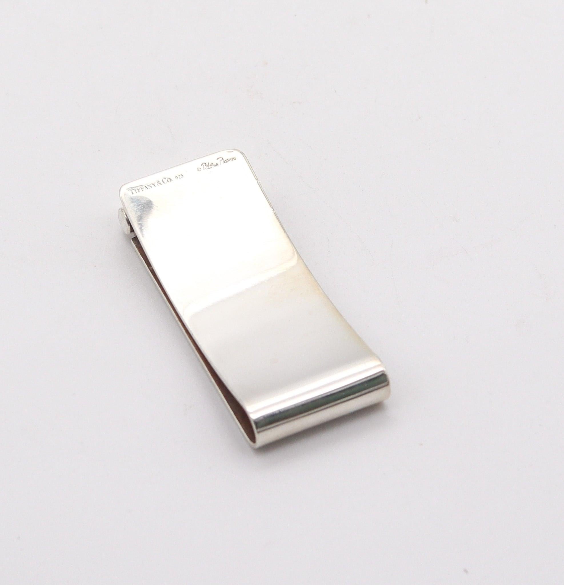 TIFFANY & CO. by Paloma Picasso Geometric Money Clip in Solid .925 Sterling For Sale 1