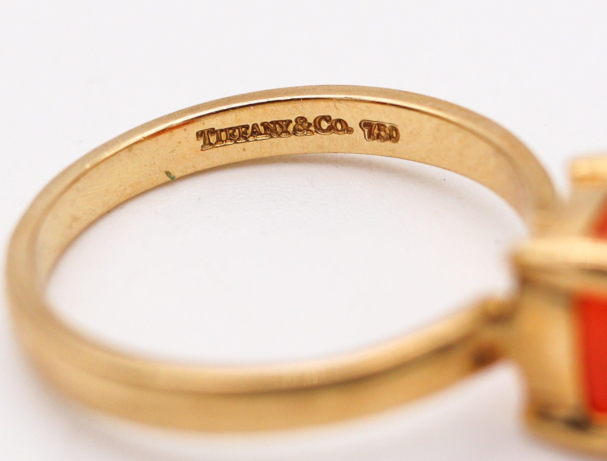 Modernista TIFFANY & CO. Anello Sugar di Paloma Picasso in oro giallo 18Kt con grande opale in vendita