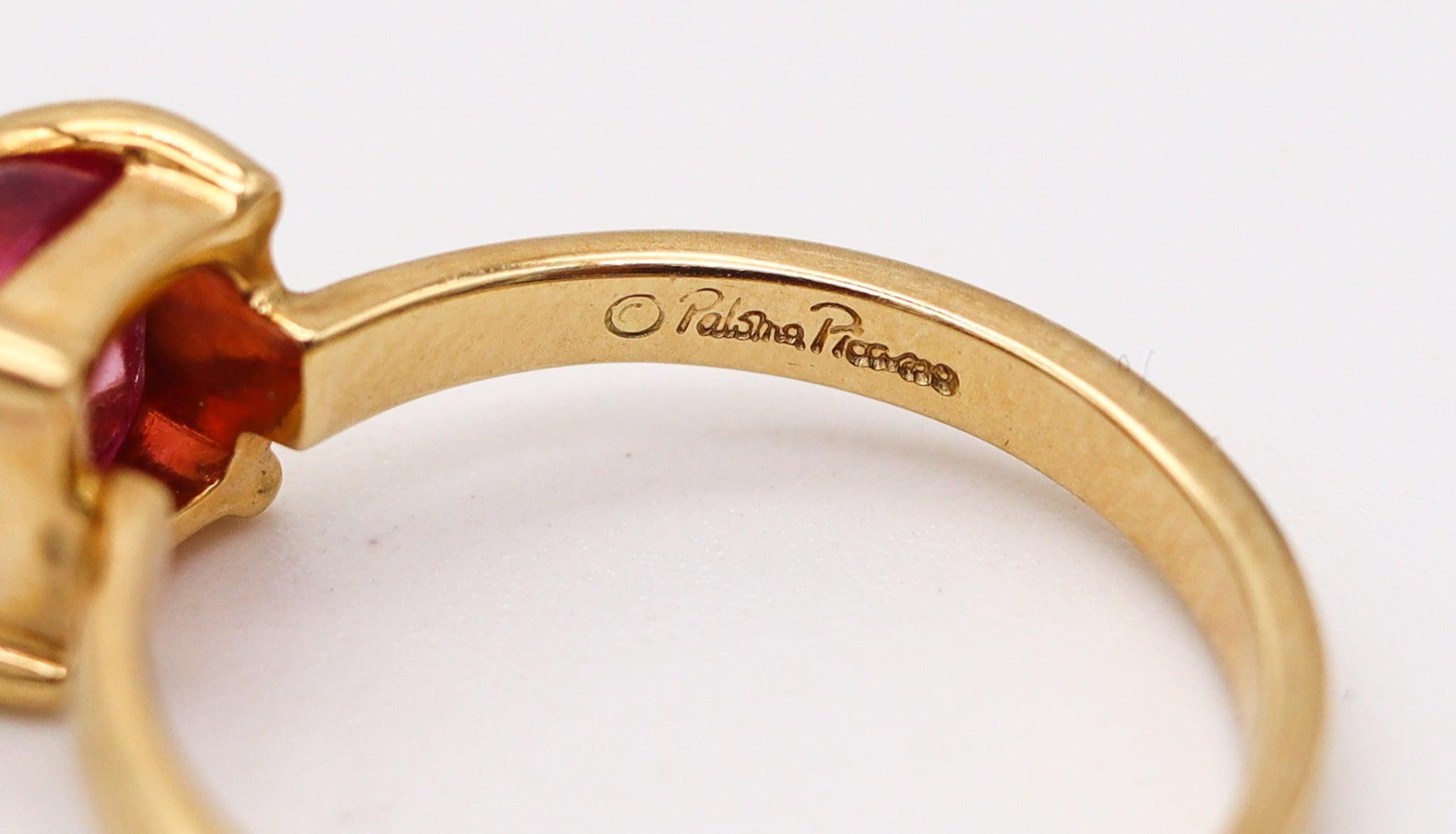 Cabochon TIFFANY & CO. Anello Sugar di Paloma Picasso in oro giallo 18Kt con tormalina in vendita