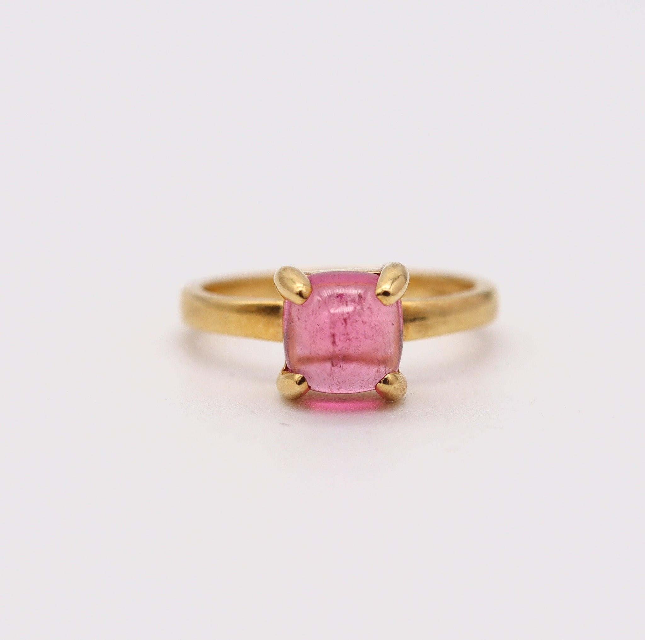 TIFFANY & CO. Anello Sugar di Paloma Picasso in oro giallo 18Kt con tormalina In condizioni ottime in vendita a Miami, FL