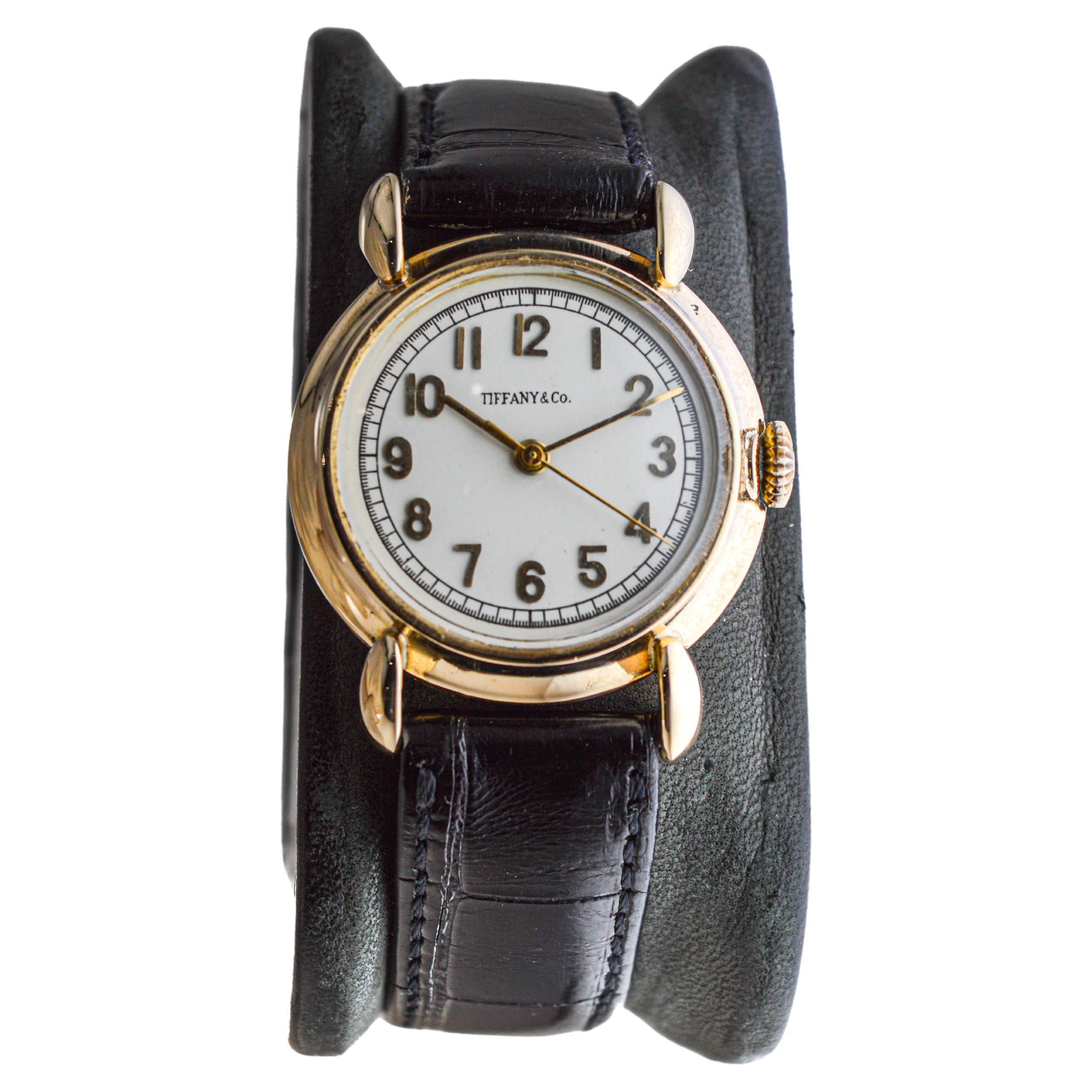 Tiffany & Co. von Schaffhausen International Watch Company, Uhr im Art-déco-Stil (Art déco) im Angebot