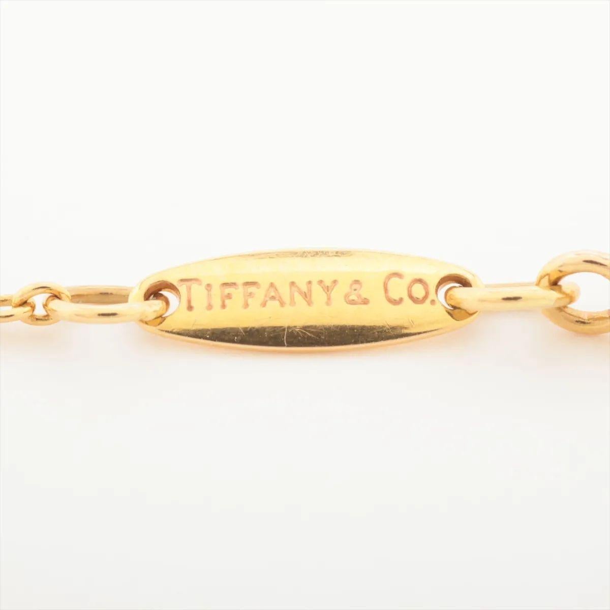 Women's Tiffany & Co. By the Yard Diamond Necklace Yellow Gold For Sale