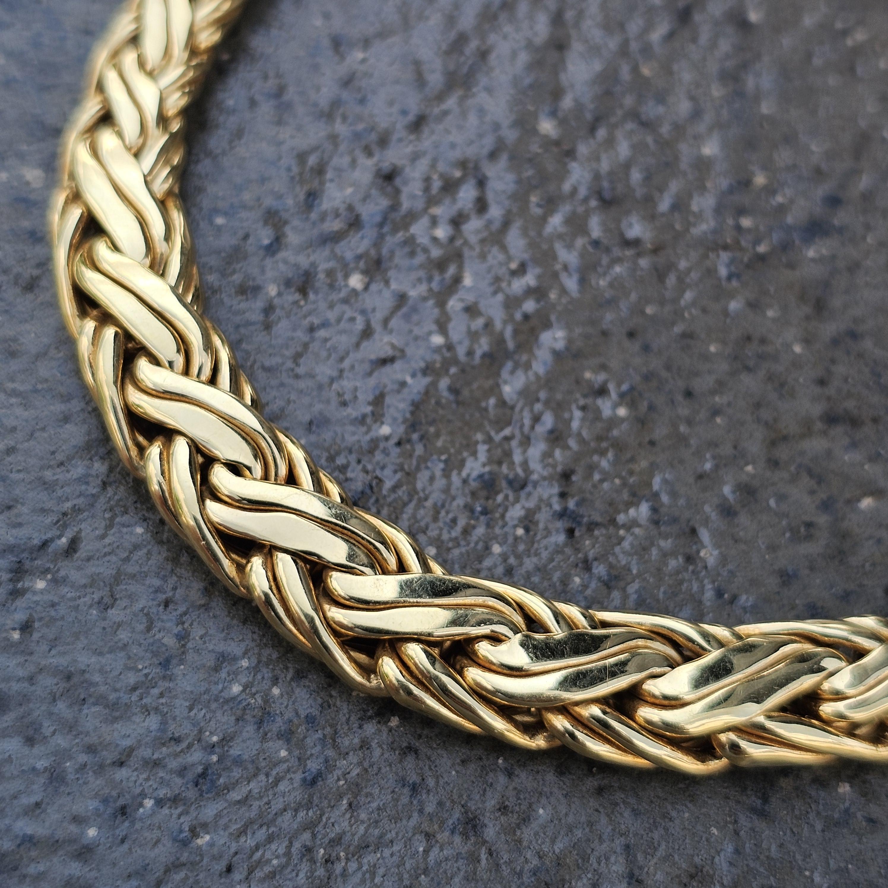 Tiffany & Co. Collier en or byzantin 18k Gradué 16
