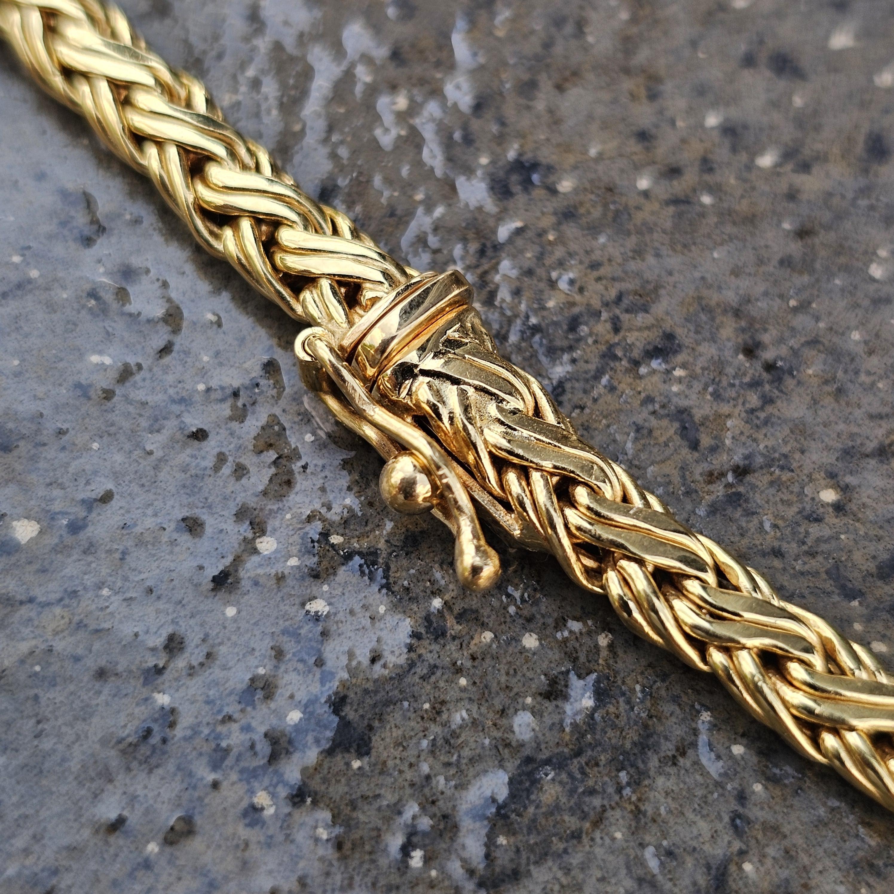 Tiffany & Co. Collier en or byzantin 18k Gradué 16