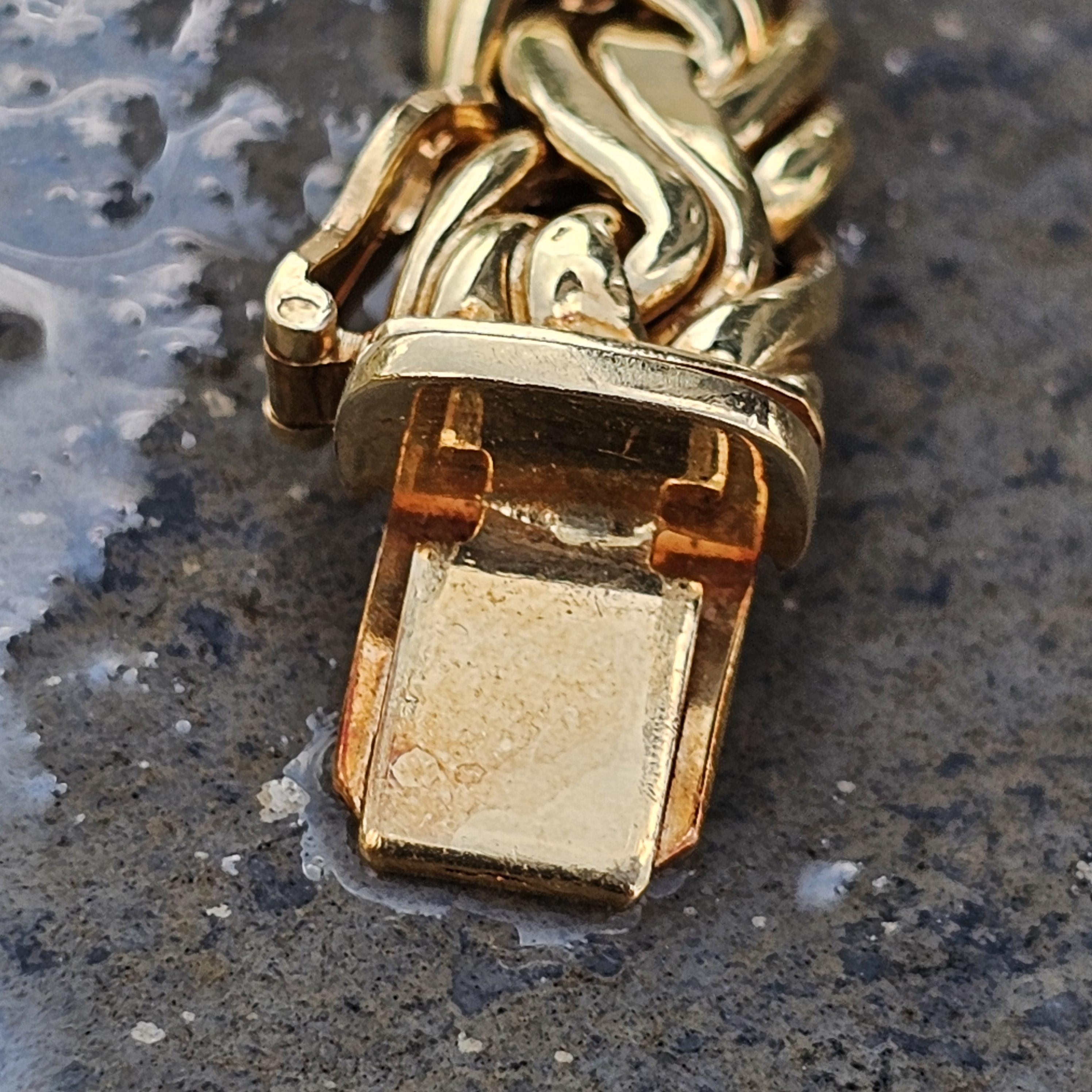 Tiffany & Co. Bracelet byzantin en or jaune 18k tissé 7.5