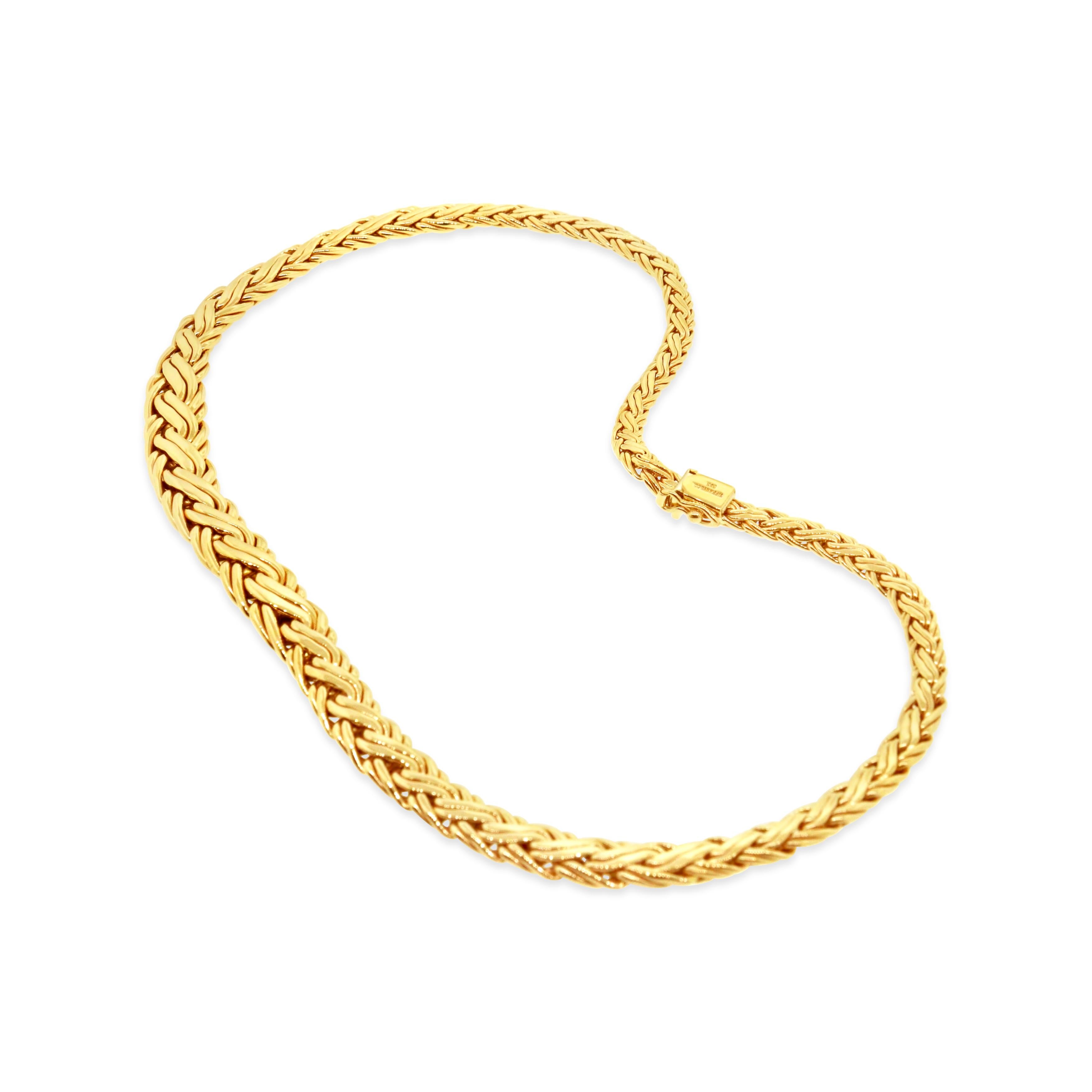Women's or Men's Tiffany & Co. Byzantine Weave Necklace