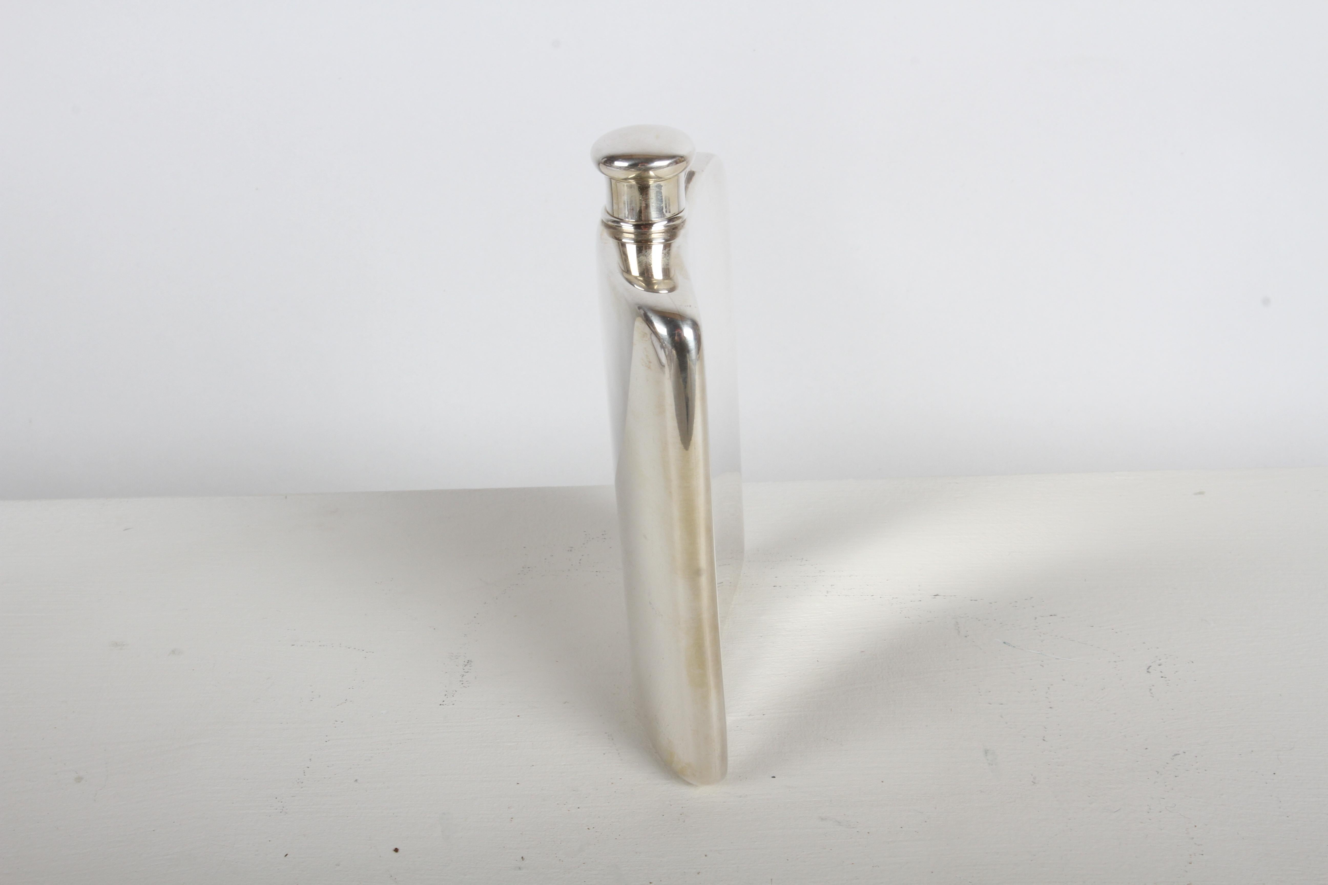 Tiffany & Co Kamel 1920er Jahre Deco Gentleman's Sterling Silber Tasche oder Flachmann von im Angebot 3