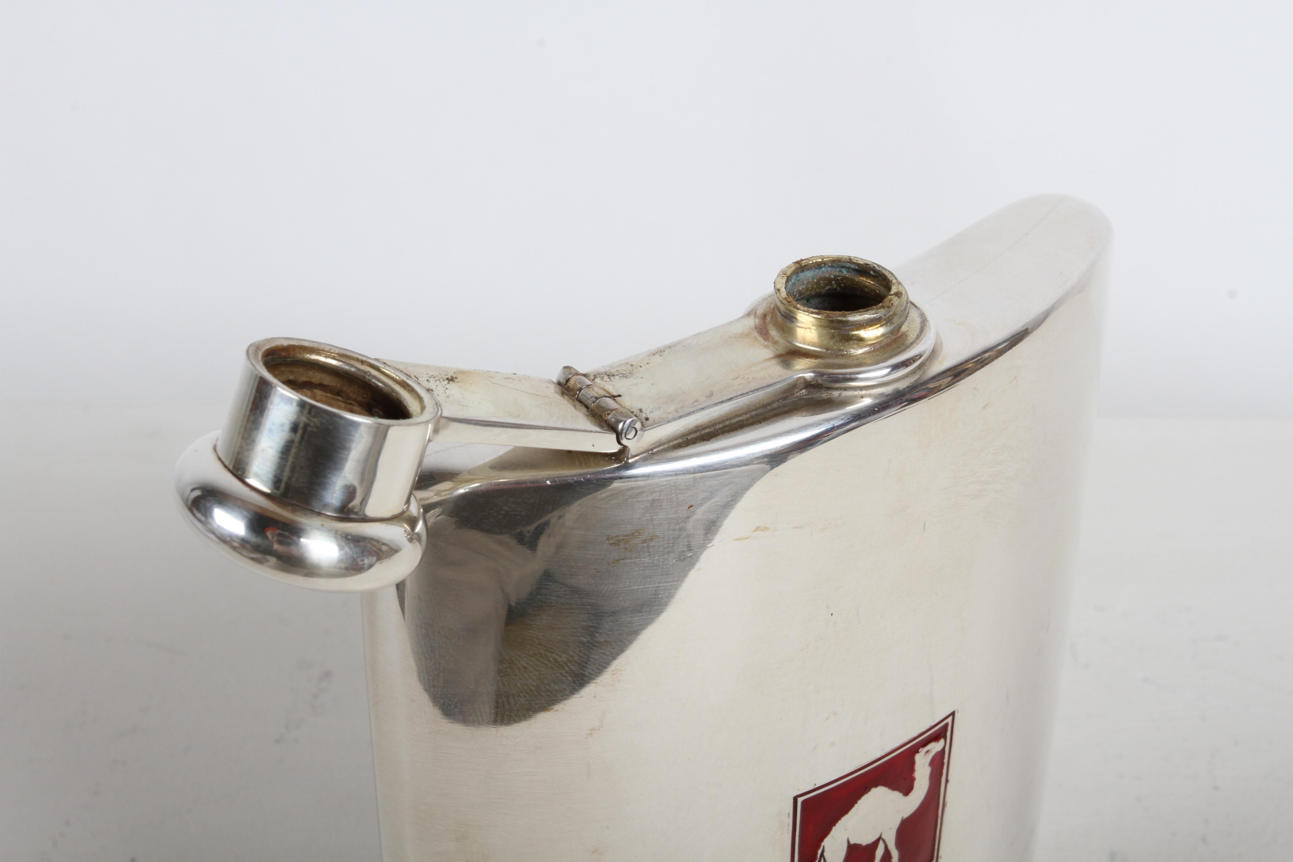 Tiffany & Co Kamel 1920er Jahre Deco Gentleman's Sterling Silber Tasche oder Flachmann von im Angebot 8