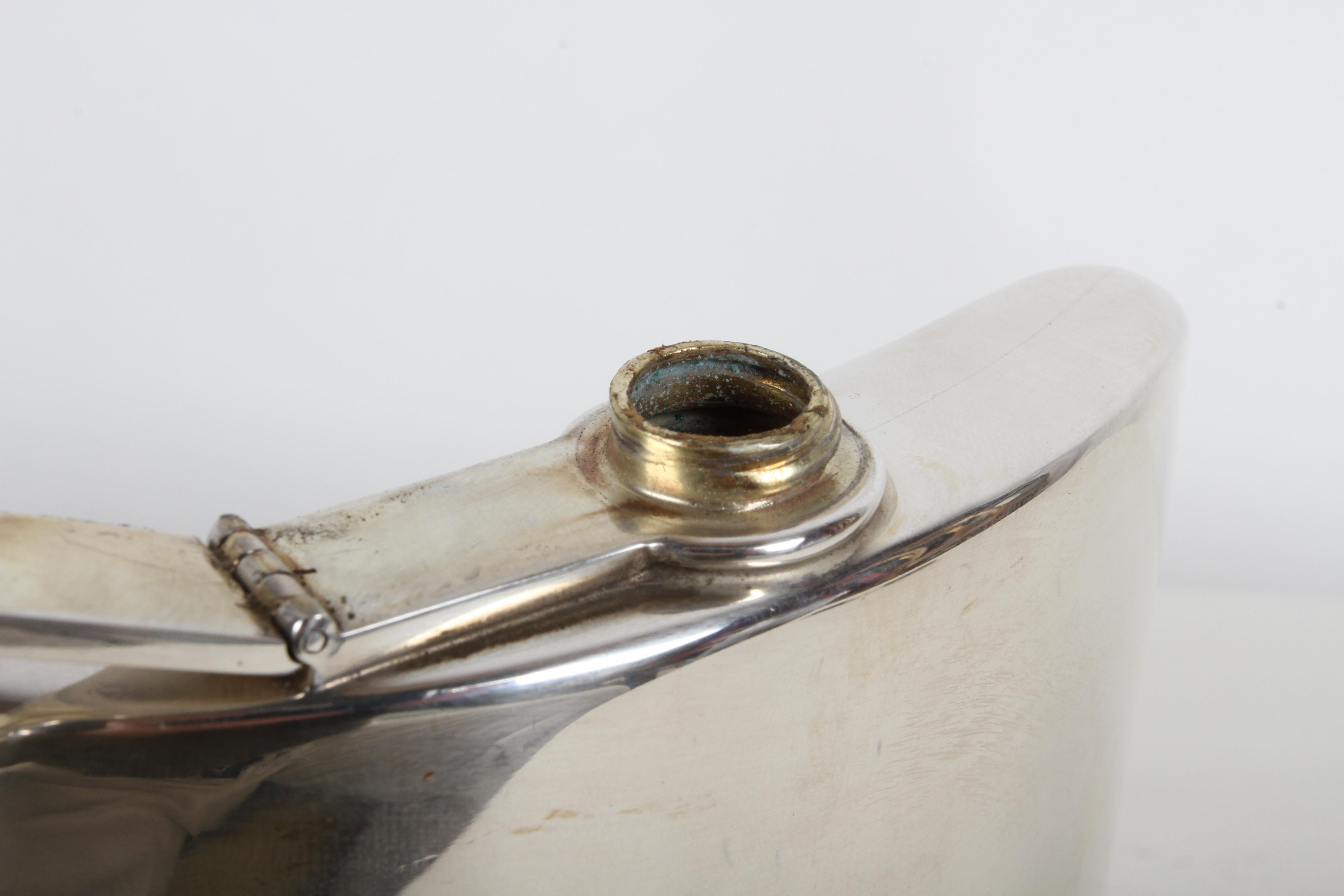 Tiffany & Co Kamel 1920er Jahre Deco Gentleman's Sterling Silber Tasche oder Flachmann von im Angebot 9