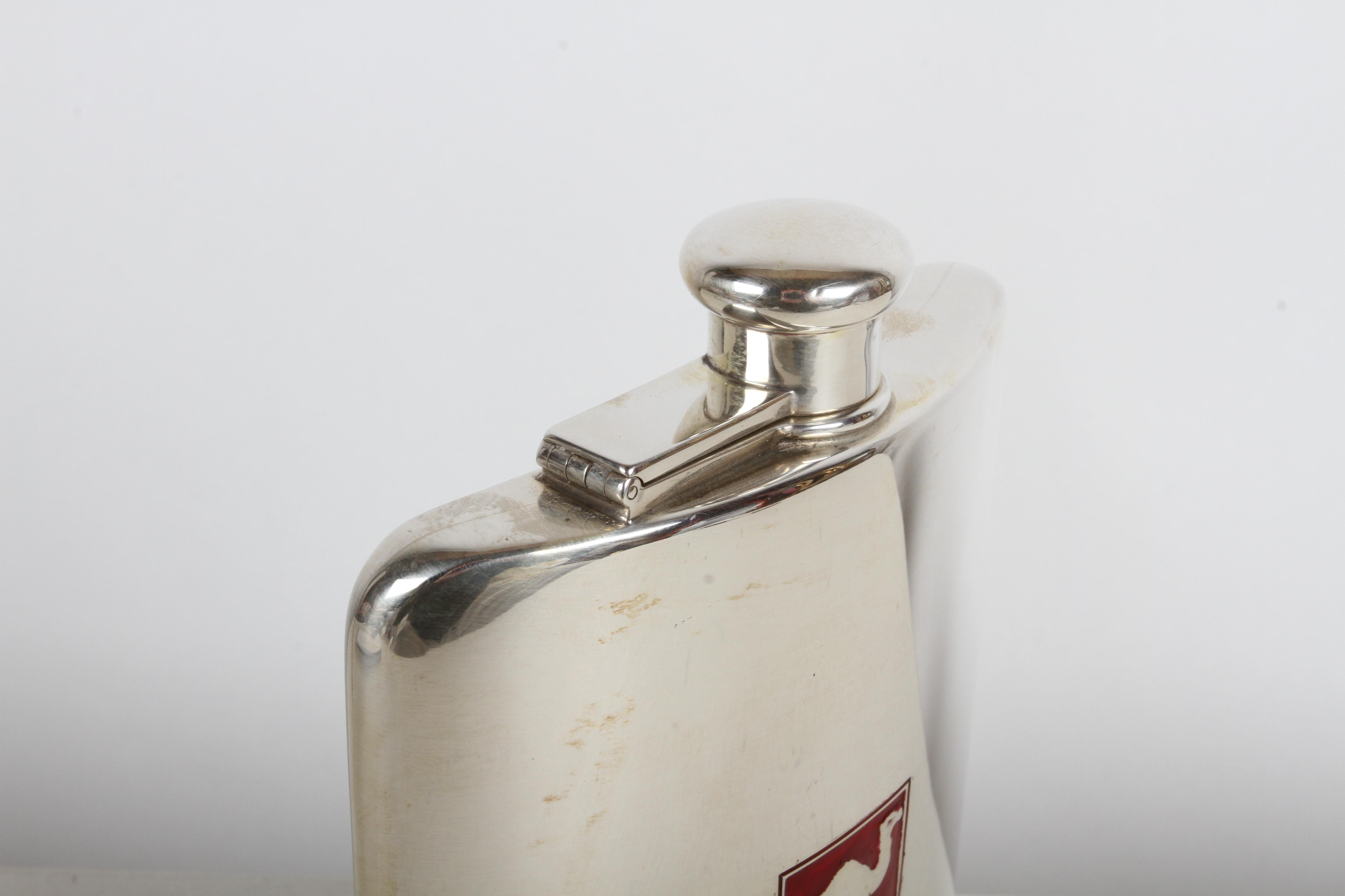 Tiffany & Co Kamel 1920er Jahre Deco Gentleman's Sterling Silber Tasche oder Flachmann von (amerikanisch) im Angebot