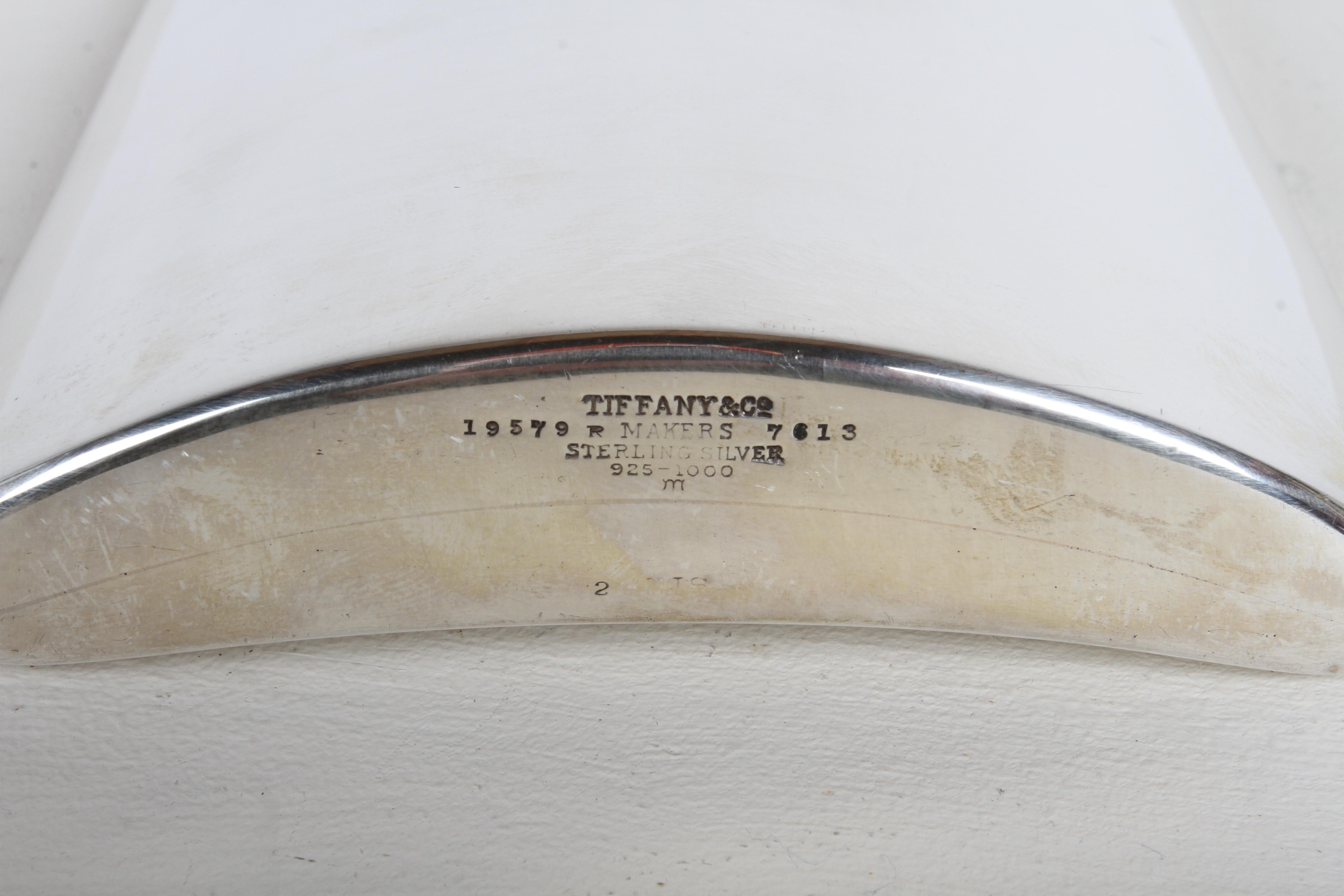 Tiffany & Co Kamel 1920er Jahre Deco Gentleman's Sterling Silber Tasche oder Flachmann von im Zustand „Gut“ im Angebot in St. Louis, MO