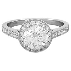 Tiffany & Co. Bague solitaire en diamant taille brillant rond Soleste de 1 carat