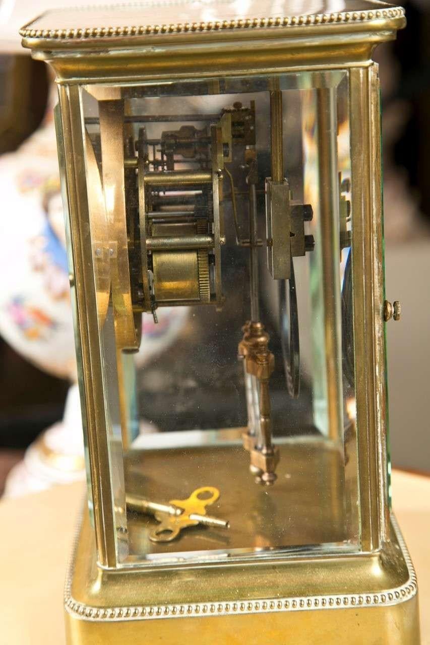 Tiffany & Co, Carriage Clock, Table Top Clock, Brass, Glass, France, 1930s

Brass, Glass
France c. 1930s