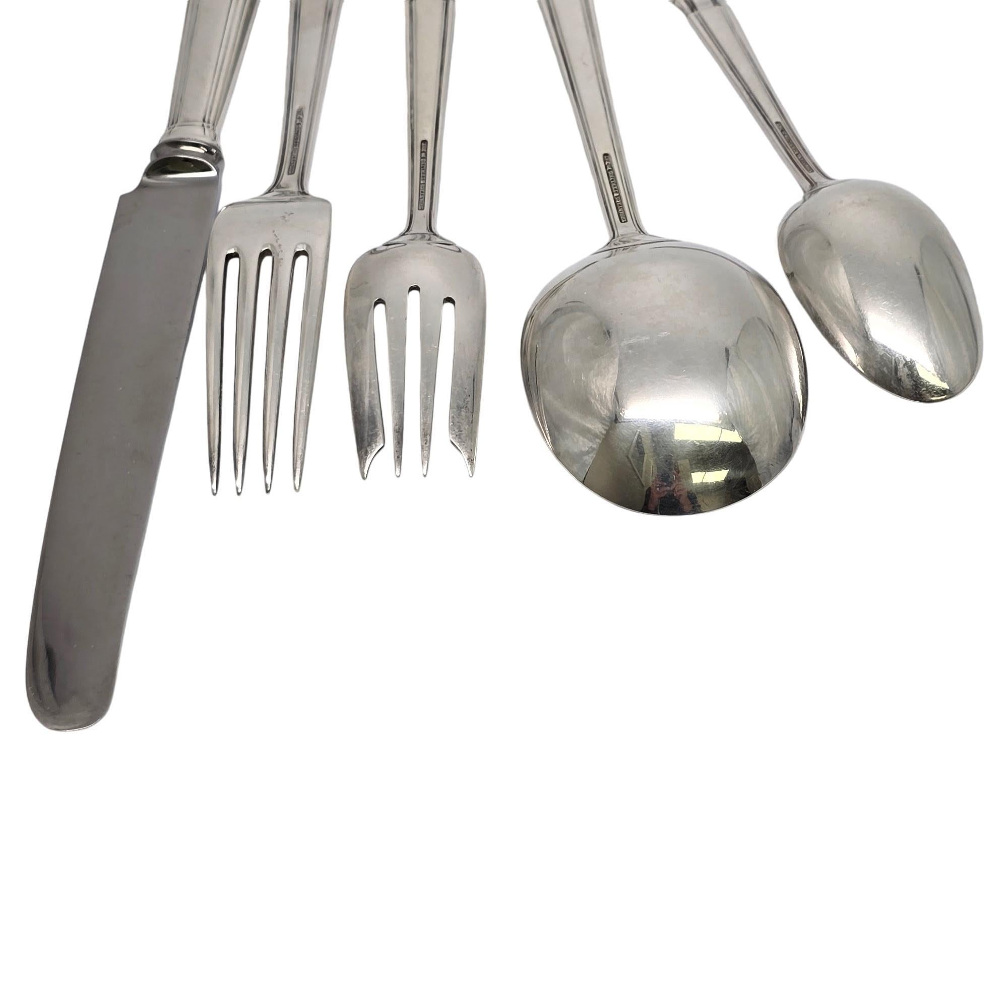 Tiffany & Co. Castilian in argento Sterling 5pc Place Setting w/Monogram #19061 in vendita 2