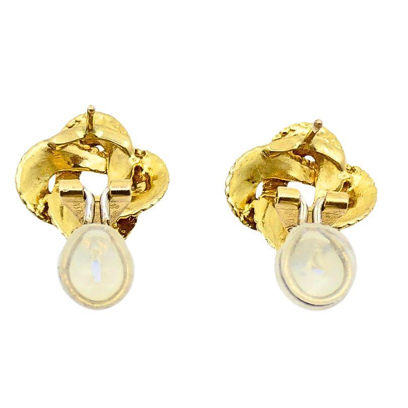 Women's Tiffany & Co. Celtic Knot Gold Earrings For Sale
