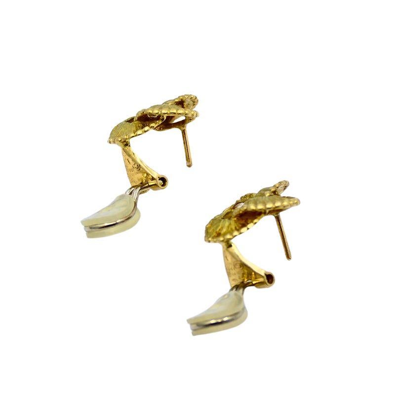 Tiffany & Co. Celtic Knot Gold Earrings For Sale 1
